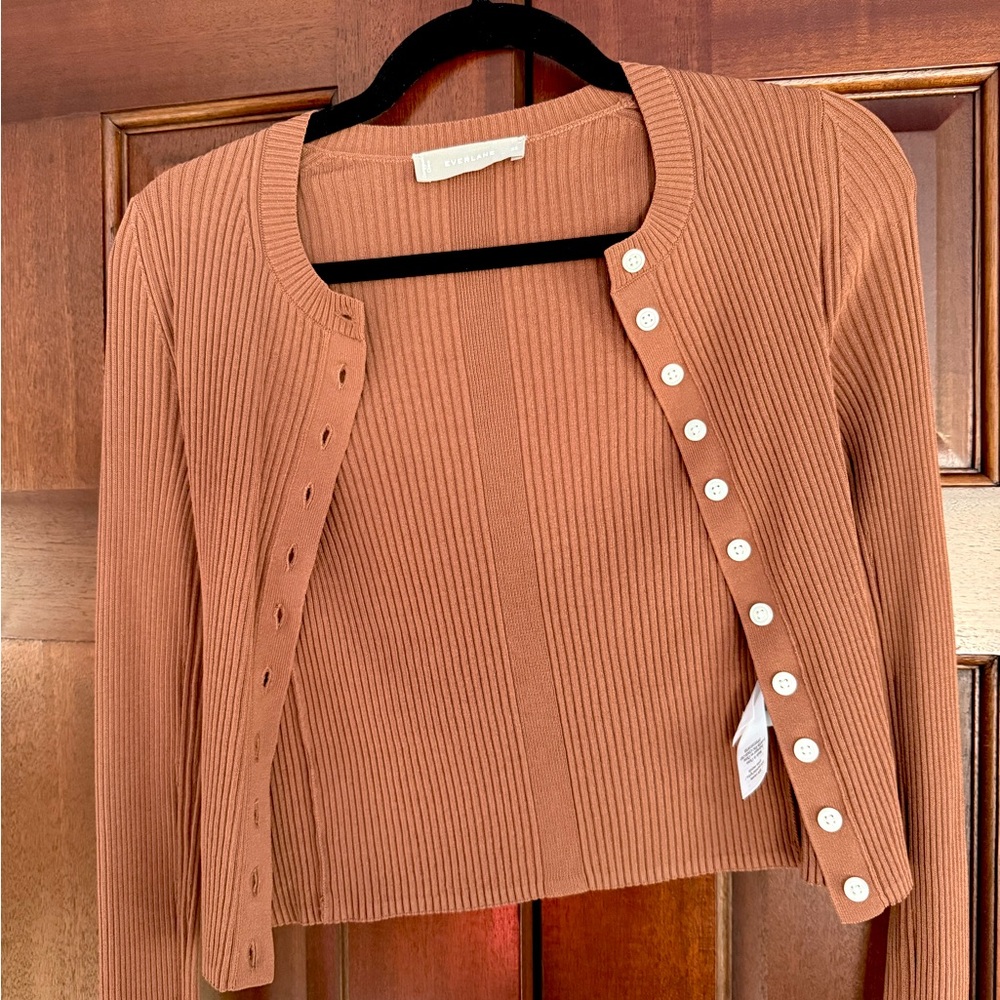 Everlane Ribbed Cardigan